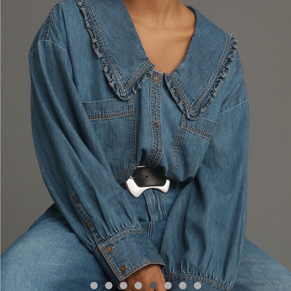 Pilcro for Anthropologie Denim Shirt - Picture 4 of 8